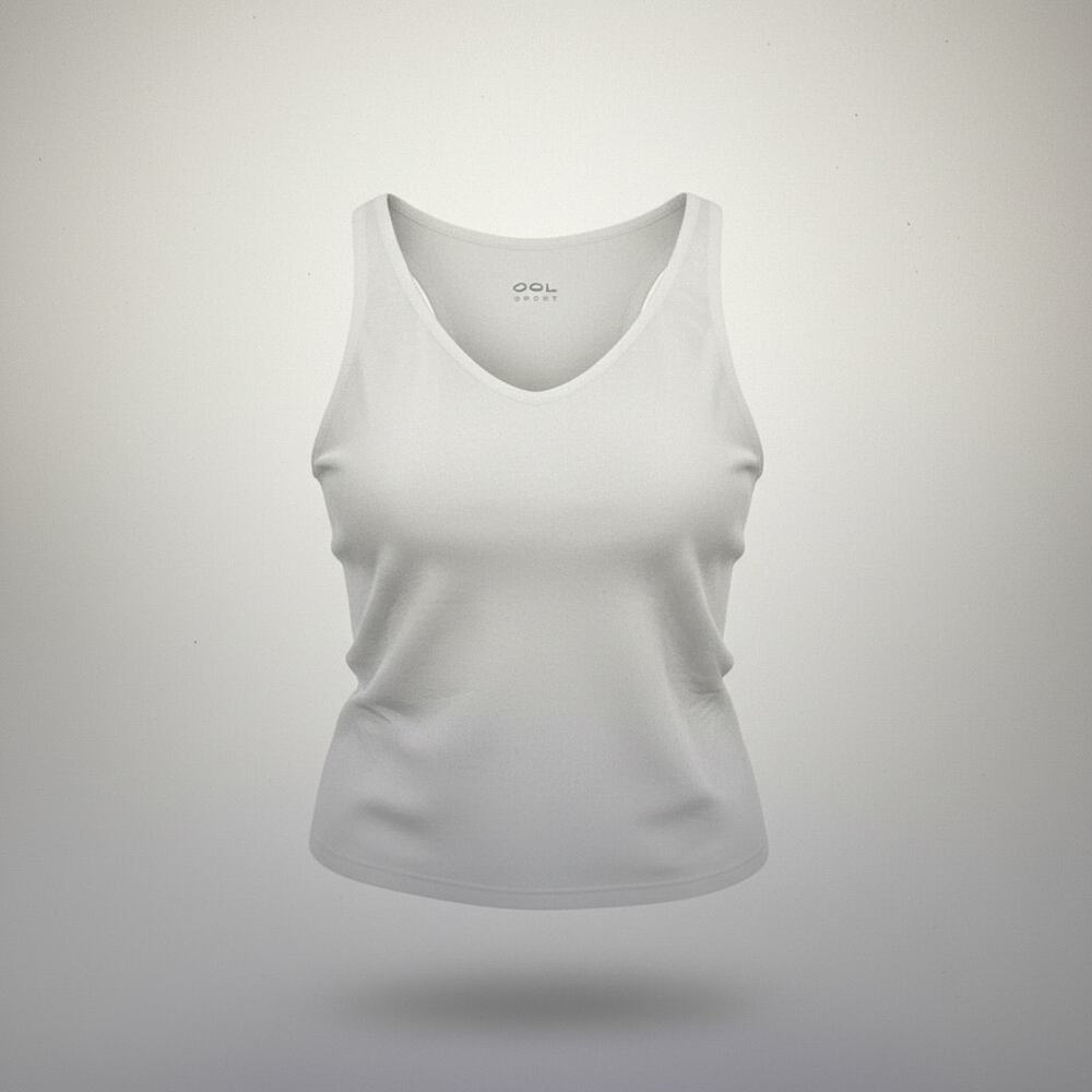 OGL Top Size S NEW White Brami Built in Bra Tank